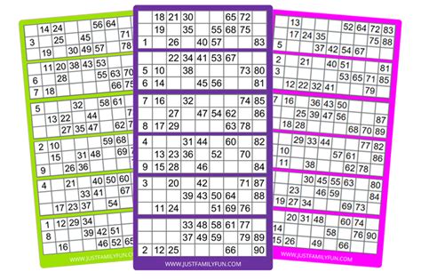 free unlimited bingo card generator 1-90|Fun Bingo Cards .